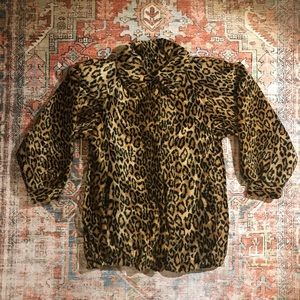 Dennis Basso Leopard print jacket